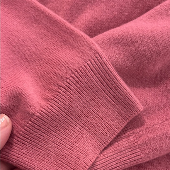 Croft & Barrow Pink Cowl Neck Sweater XL Soft Knit Cozy Winter Pullover Women - Picture 4 of 5